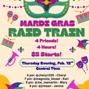 Mardi Gras Celebration Invitation Set